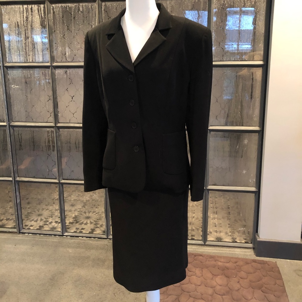 Iris Singer Collection black skirt & jacket.